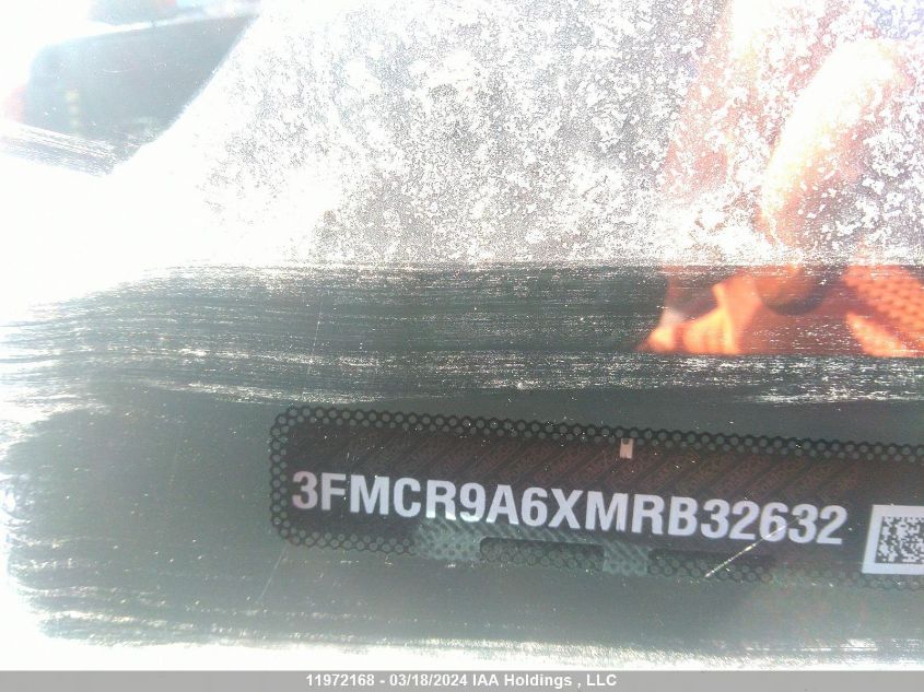 2021 Ford Bronco Sport VIN: 3FMCR9A6XMRB32632 Lot: 11972168