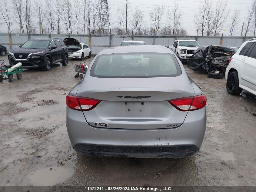 2016 Chrysler 200 Lx VIN: 1C3CCCFB4GN139810 Lot: 11972211