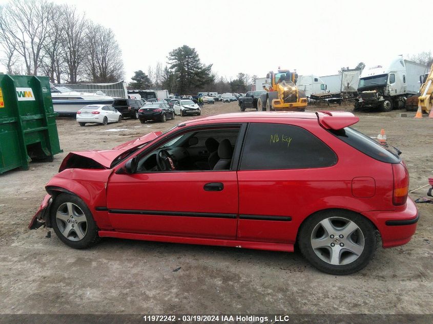 1998 Honda Civic VIN: 2HGEJ6320WH005160 Lot: 11972242