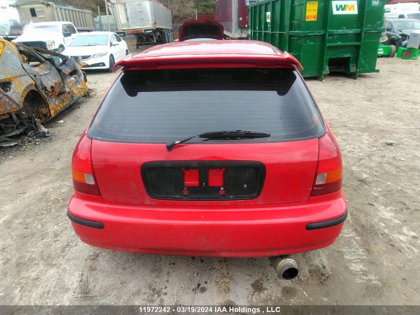 1998 Honda Civic VIN: 2HGEJ6320WH005160 Lot: 11972242