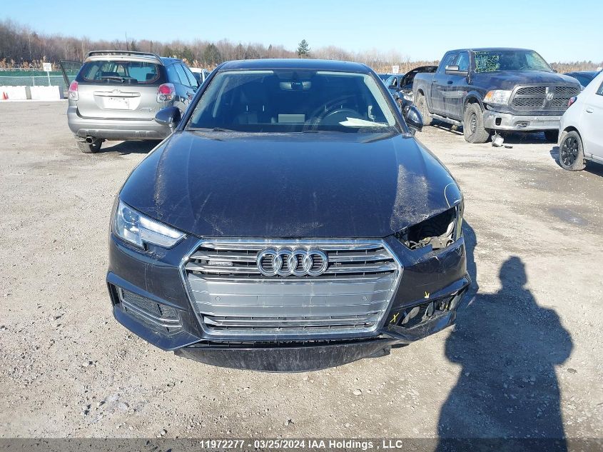 2018 Audi A4 Sedan VIN: WAUANAF44JA152359 Lot: 39198110