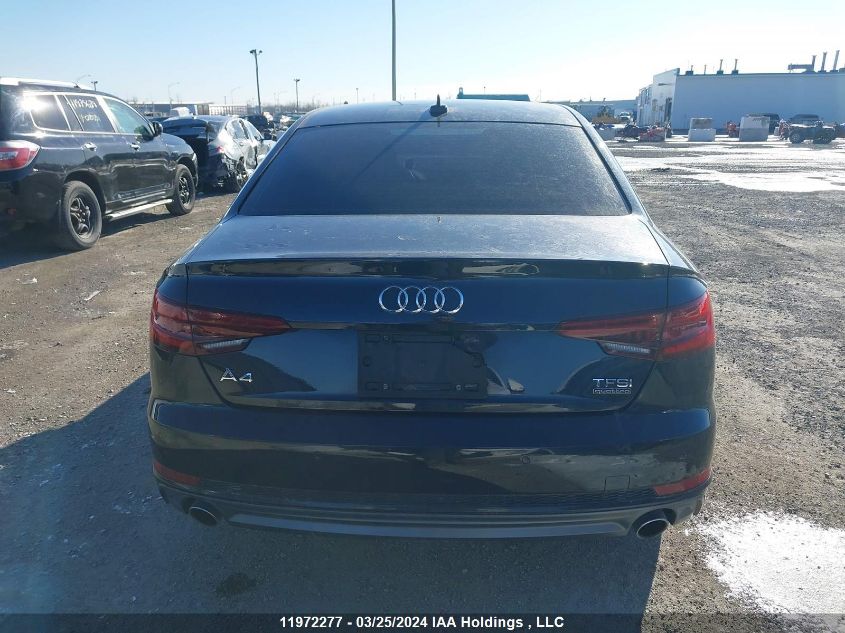 2018 Audi A4 Sedan VIN: WAUANAF44JA152359 Lot: 39198110