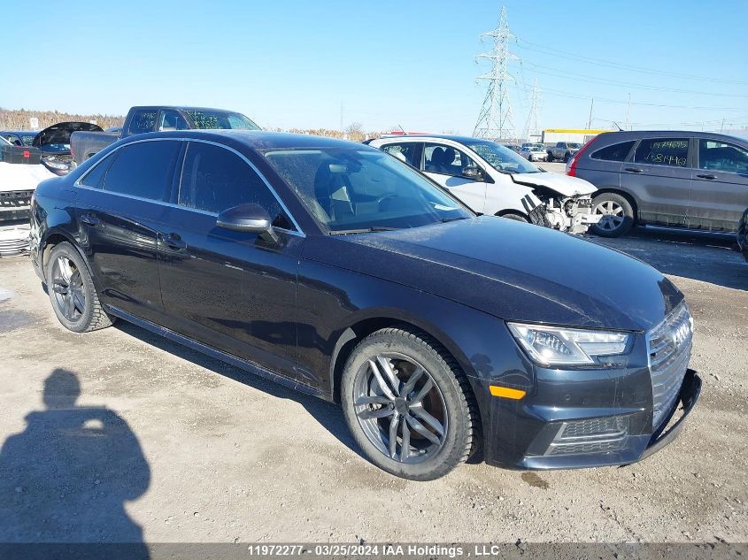 2018 Audi A4 Sedan VIN: WAUANAF44JA152359 Lot: 39198110