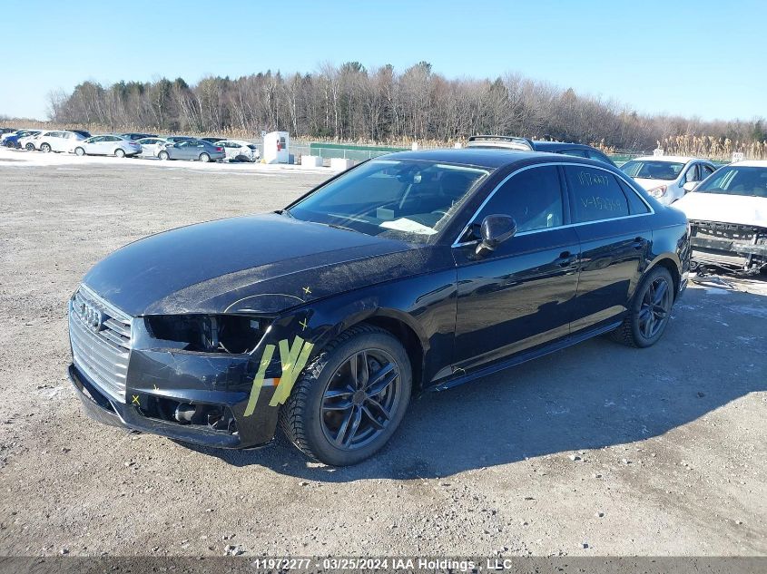 2018 Audi A4 Sedan VIN: WAUANAF44JA152359 Lot: 39198110