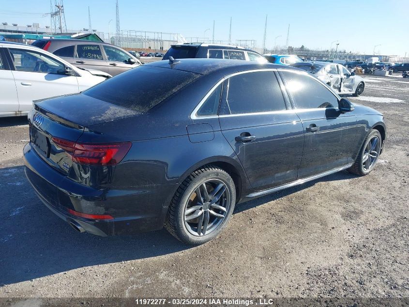 2018 Audi A4 Sedan VIN: WAUANAF44JA152359 Lot: 39198110