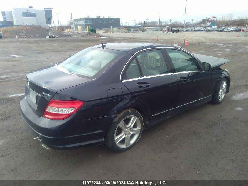 2009 Mercedes-Benz C 300 4Matic VIN: WDDGF81X19F254369 Lot: 11972284