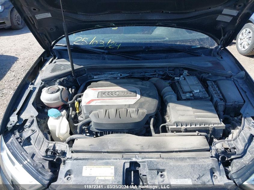 2019 Audi S3 VIN: WAUF1GFFXK1026983 Lot: 11972341