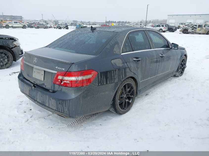 2011 Mercedes-Benz E-Class VIN: WDDHF8HB7BA514811 Lot: 11972380