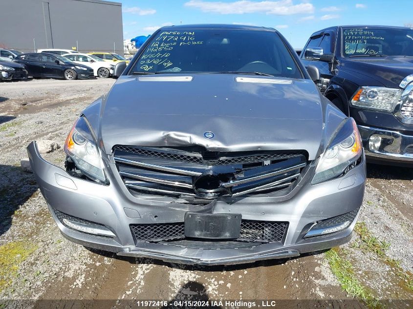 2012 Mercedes-Benz R-Class VIN: 4JGCB2FE9CA142850 Lot: 11972416