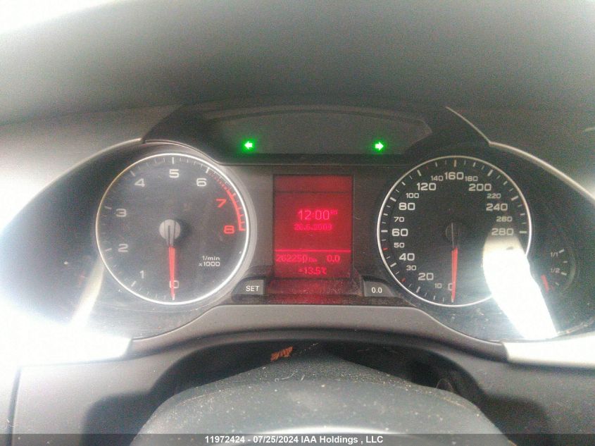 2010 Audi A4 Premium Plus VIN: WAUFFCFL6AN052536 Lot: 11972424