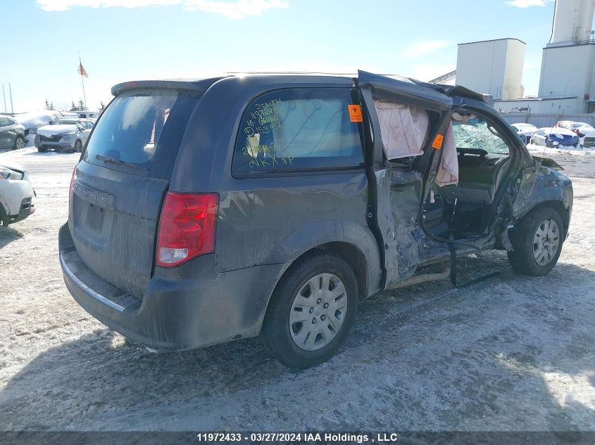 2016 Dodge Grand Caravan Se VIN: 2C4RDGBG5GR153956 Lot: 11972433