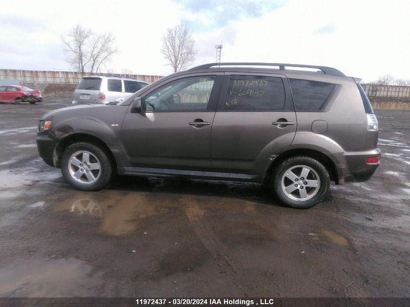 2012 Mitsubishi Outlander Es VIN: JA4AT2AW8CU604137 Lot: 50347634