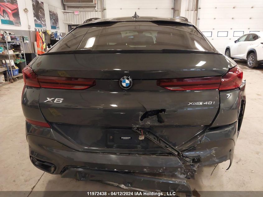 2021 BMW X6 xDrive40I VIN: 5UXCY6C00M9G71160 Lot: 11972438