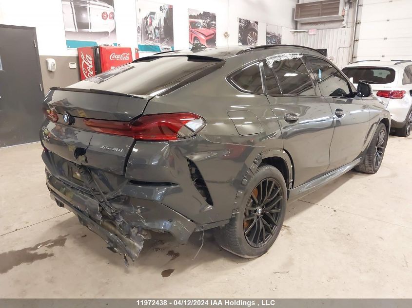 2021 BMW X6 xDrive40I VIN: 5UXCY6C00M9G71160 Lot: 11972438