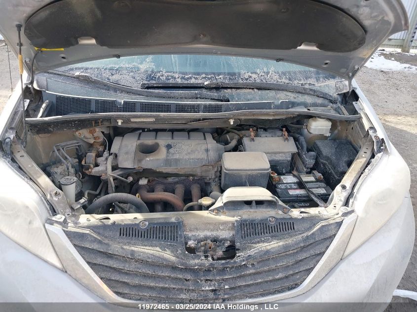 2012 Toyota Sienna Le VIN: 5TDKA3DC4CS016697 Lot: 11972465