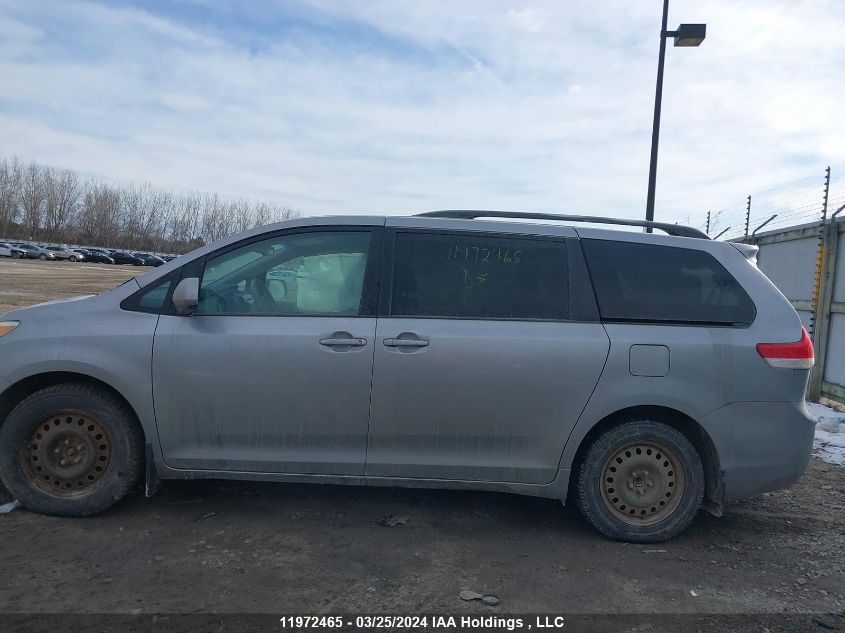 2012 Toyota Sienna Le VIN: 5TDKA3DC4CS016697 Lot: 11972465