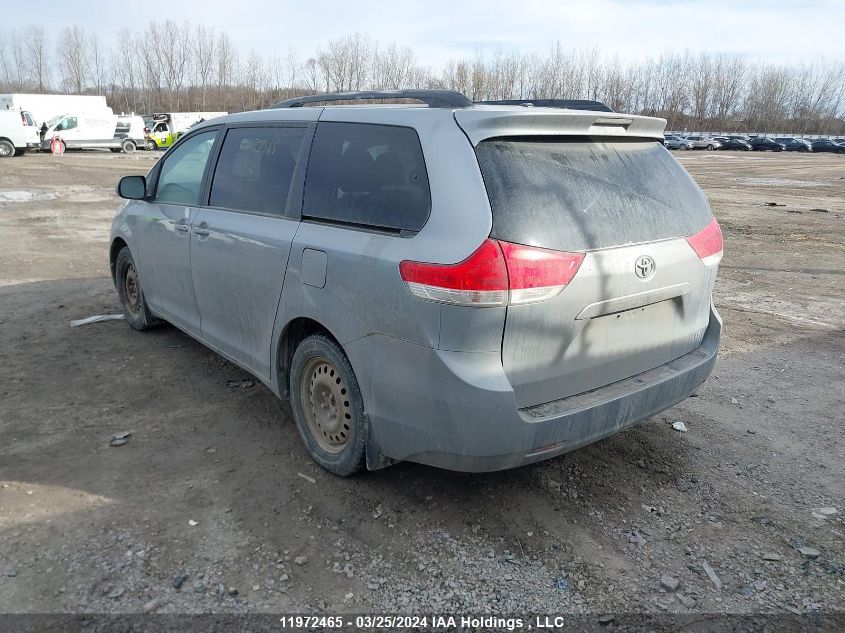 2012 Toyota Sienna Le VIN: 5TDKA3DC4CS016697 Lot: 11972465