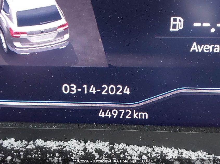 2019 Volkswagen Atlas Sel Premium VIN: 1V2NR2CA6KC587123 Lot: 11972556