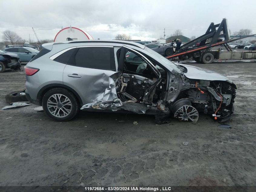2021 Ford Escape Sel Hybrid VIN: 1FMCU9CZ6MUA44532 Lot: 11972684