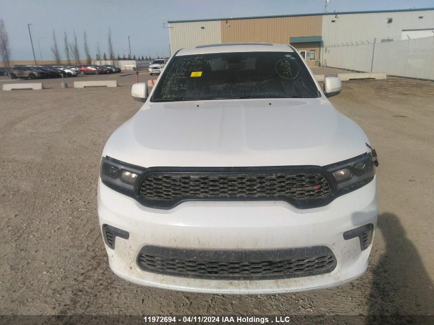 2022 Dodge Durango Gt VIN: 1C4RDJDG1NC196173 Lot: 11972694