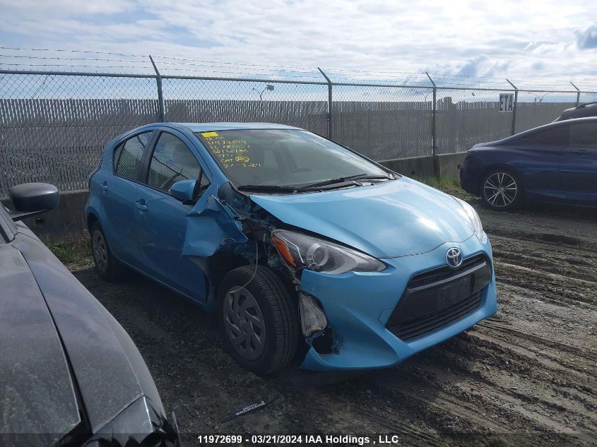 2016 Toyota Prius C VIN: JTDKDTB32G1136186 Lot: 11972699