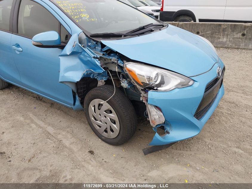 2016 Toyota Prius C VIN: JTDKDTB32G1136186 Lot: 11972699