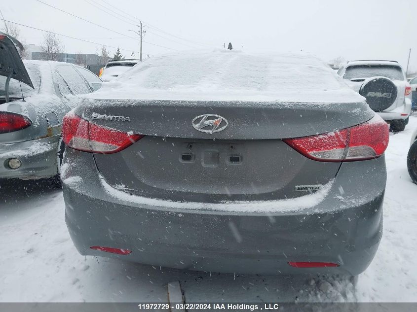 2013 Hyundai Elantra Limited VIN: 5NPDH4AE7DH176032 Lot: 39241393