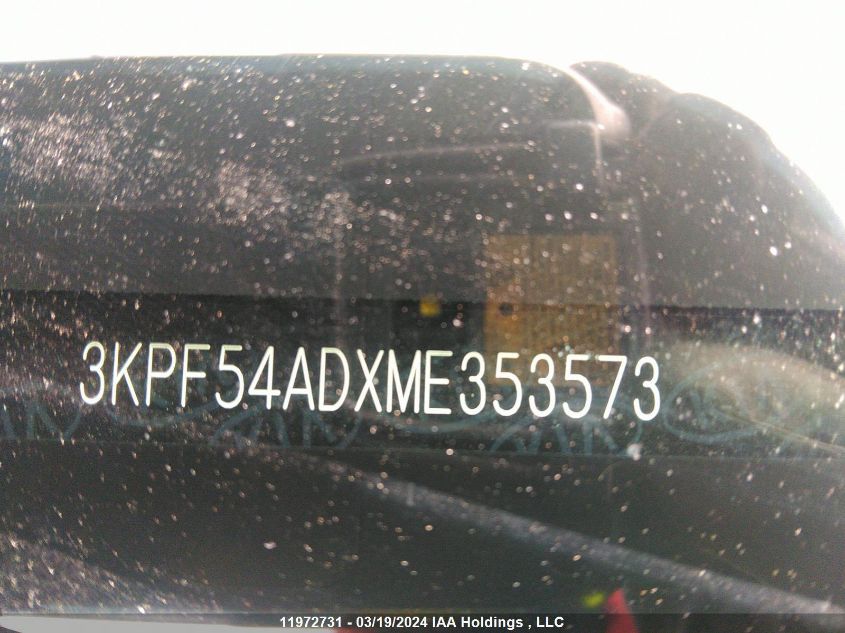 2021 Kia Forte VIN: 3KPF54ADXME353573 Lot: 11972731