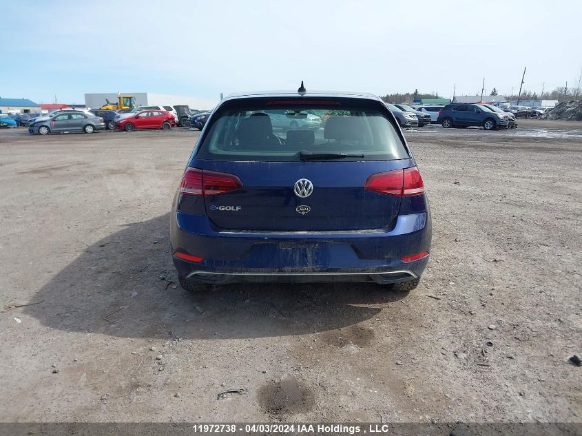 2020 Volkswagen E-Golf VIN: WVWPR7AU9LW906857 Lot: 11972738