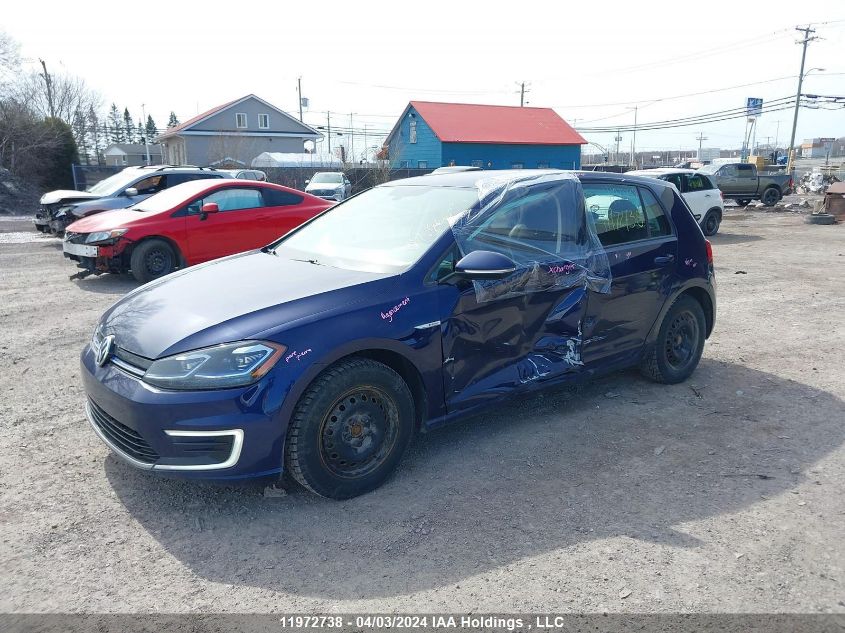2020 Volkswagen E-Golf VIN: WVWPR7AU9LW906857 Lot: 11972738