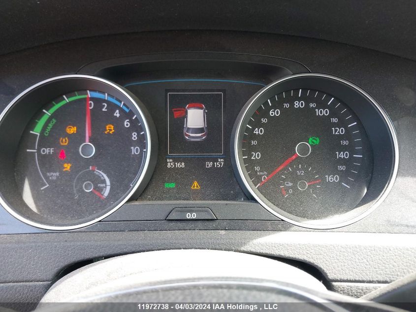 2020 Volkswagen E-Golf VIN: WVWPR7AU9LW906857 Lot: 11972738