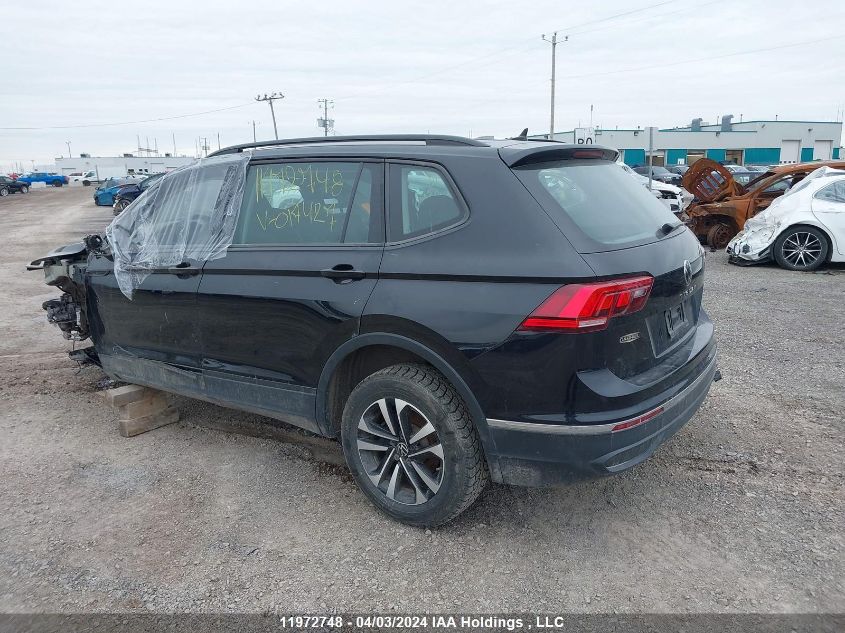 2023 Volkswagen Tiguan S VIN: 3VVFB7AX7PM017427 Lot: 11972748