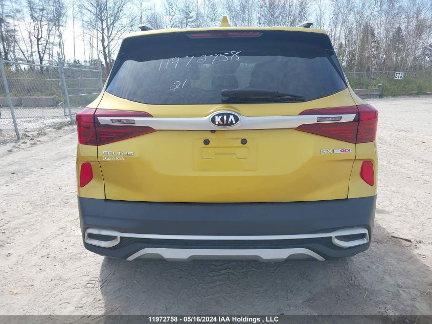 2021 Kia Seltos VIN: KNDETCA24M7072377 Lot: 11972758