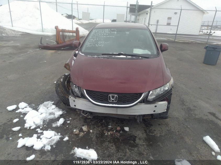 2013 Honda Civic Sdn VIN: 2HGFB2F48DH026827 Lot: 11972836