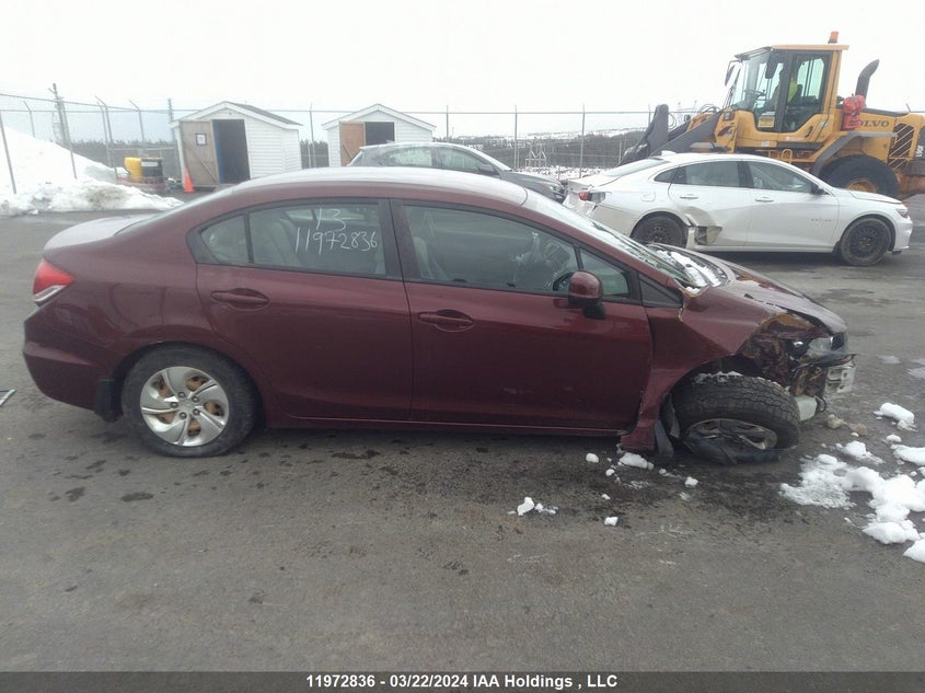 2013 Honda Civic Sdn VIN: 2HGFB2F48DH026827 Lot: 11972836