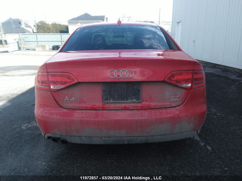 2009 Audi A4 VIN: WAULF68K29N052411 Lot: 51435234