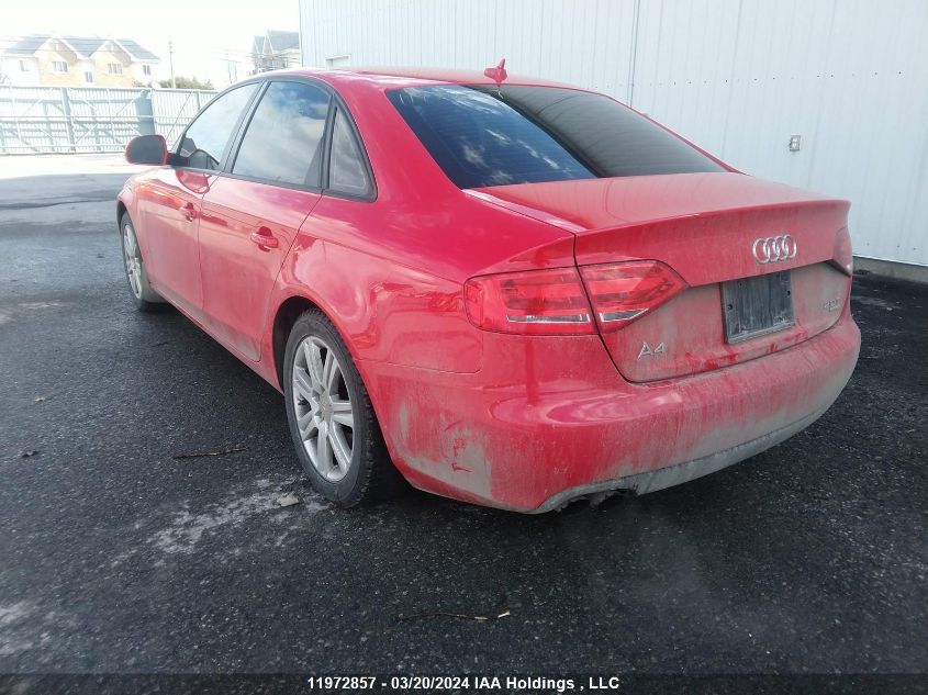 2009 Audi A4 VIN: WAULF68K29N052411 Lot: 51435234