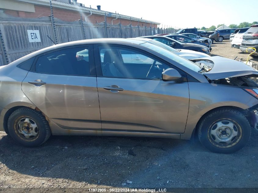 2012 Hyundai Accent Gl VIN: KMHCT4AE5CU079700 Lot: 11972905