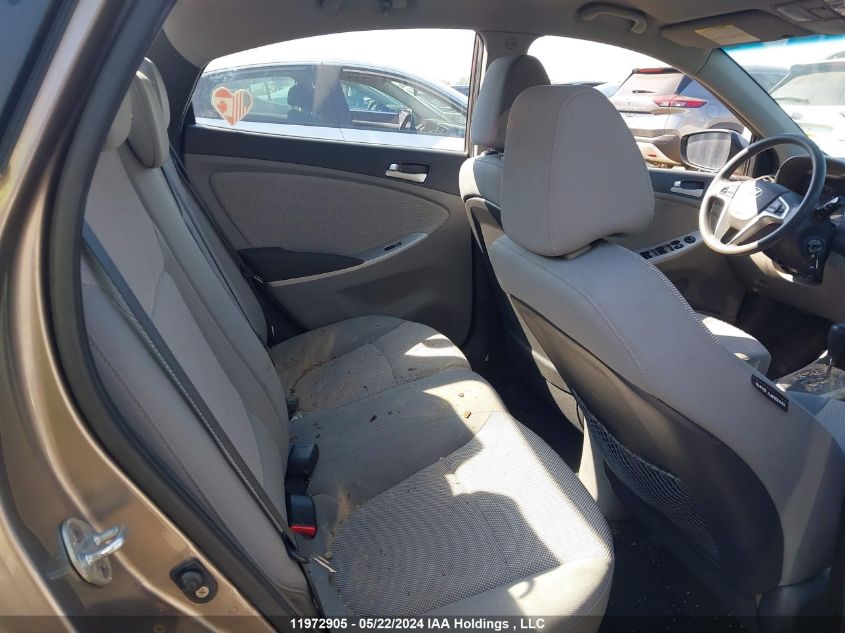 2012 Hyundai Accent Gl VIN: KMHCT4AE5CU079700 Lot: 11972905