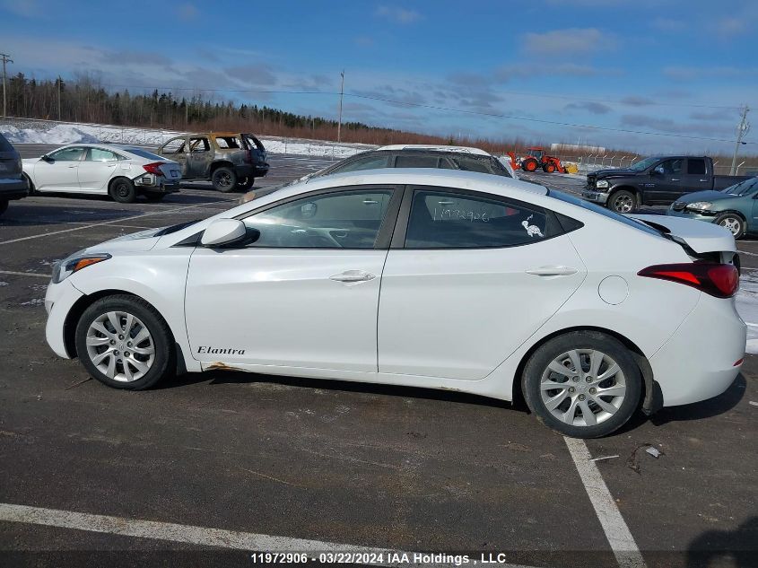 2016 Hyundai Elantra Gl VIN: 5NPDH4AE7GH743683 Lot: 51243174