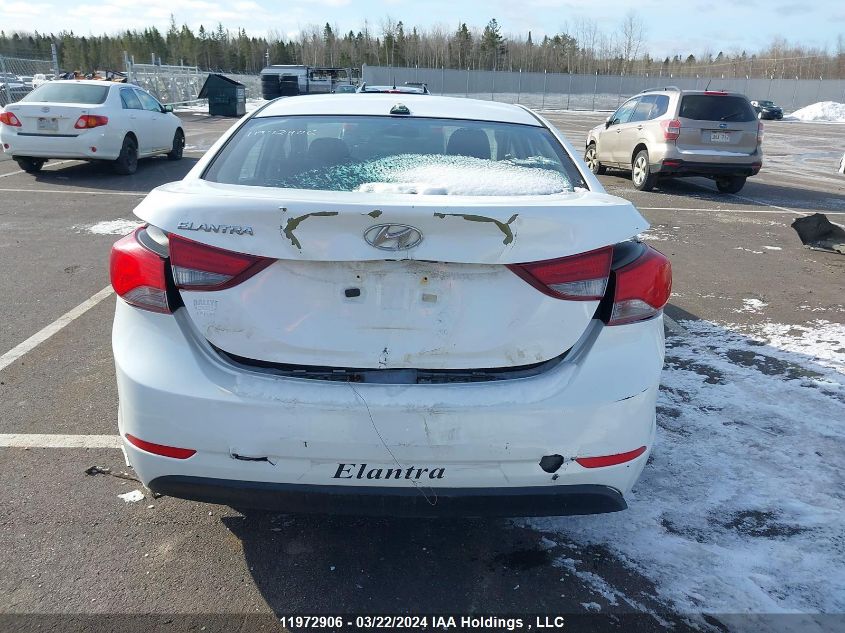 2016 Hyundai Elantra Gl VIN: 5NPDH4AE7GH743683 Lot: 51243174