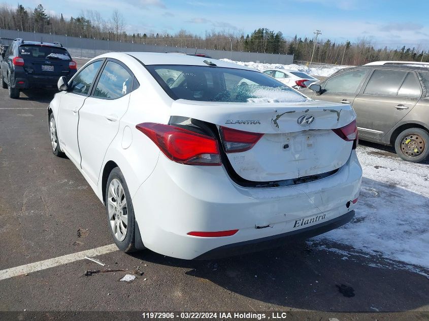 2016 Hyundai Elantra Gl VIN: 5NPDH4AE7GH743683 Lot: 51243174