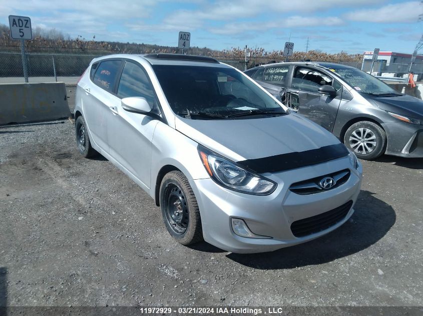 2013 Hyundai Accent VIN: KMHCU5AE6DU069875 Lot: 11972929