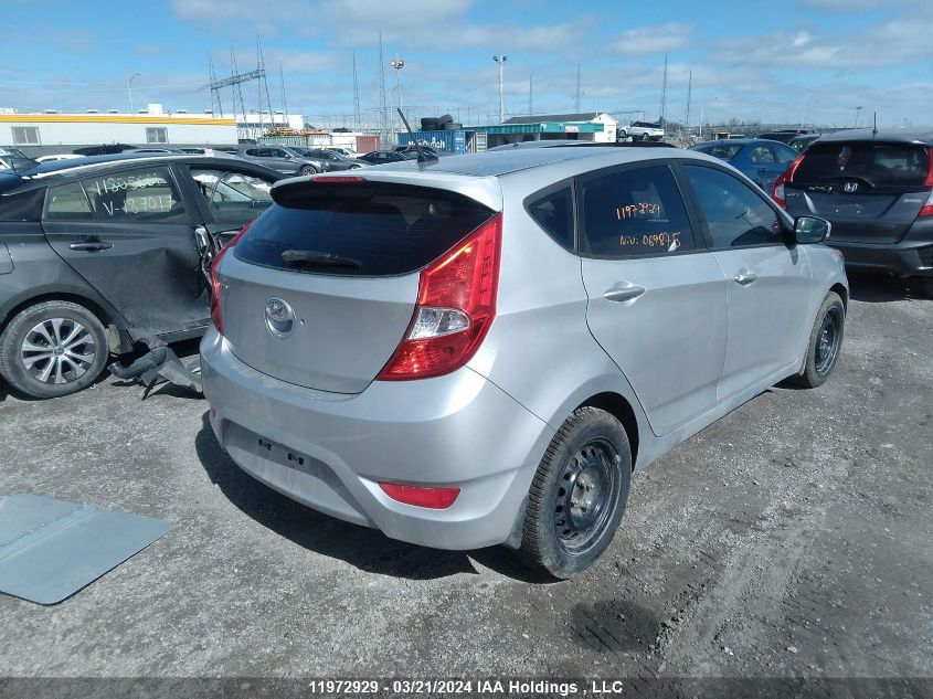 2013 Hyundai Accent VIN: KMHCU5AE6DU069875 Lot: 11972929