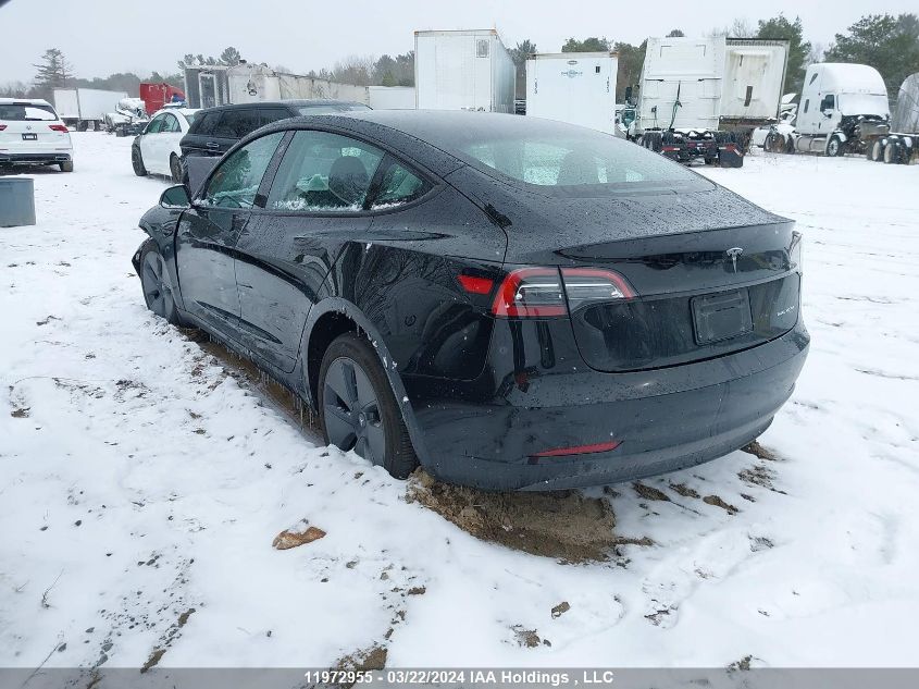 2023 Tesla Model 3 VIN: LRW3E1EB9PC943086 Lot: 11972955