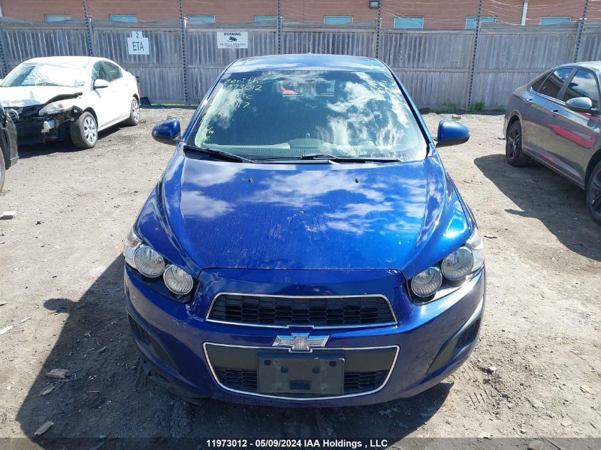 2014 Chevrolet Sonic VIN: 1G1JC6EH3E4100017 Lot: 11973012