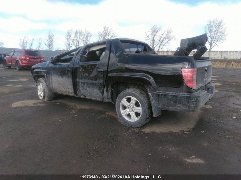 2011 Honda Ridgeline Rtl VIN: 5FPYK1F57BB501159 Lot: 11973140