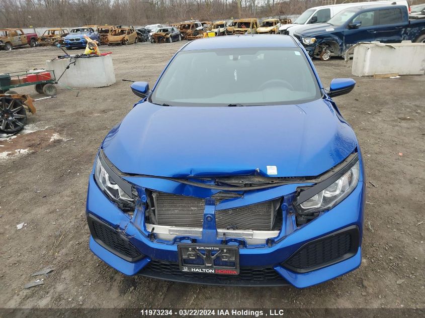 2018 Honda Civic Lx VIN: SHHFK7G28JU302044 Lot: 11973234