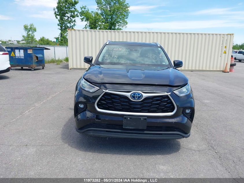 2021 Toyota Highlander Hybrid Xle VIN: 5TDGBRCHXMS044931 Lot: 11973282