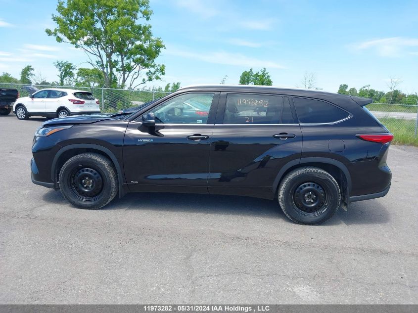 2021 Toyota Highlander Hybrid Xle VIN: 5TDGBRCHXMS044931 Lot: 11973282